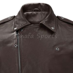 OEM Factory Customized Cheap <b>Smart</b> Casual Men Leather <b>Jackets</b> For Sale In Wholesale Price Leather <b>Jacket</b> - Product Image 3