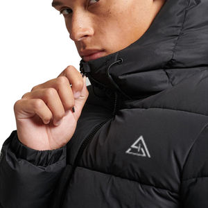 Chaqueta de invierno personalizada para hombre, acolchada, gruesa, tipo burbuja, de alta calidad, con relleno de plumón. - Product Image 2