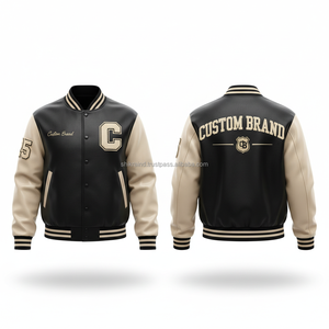 Custom Varsity <b>Jacket</b> Men Team Letterman <b>Jacket</b> <b>Baseball</b> <b>Bomber</b> <b>Jacket</b> OEM ODM - Product Image 2
