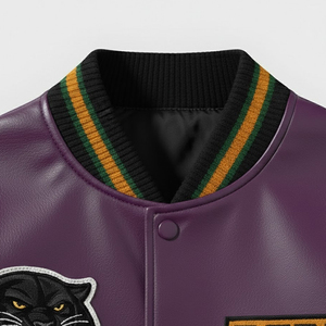 High Quality Custom Embroidery Logo Varsity Jackets For Men Wholesale Breathable Men's Varsity Leather Jackets - Product Image 3
