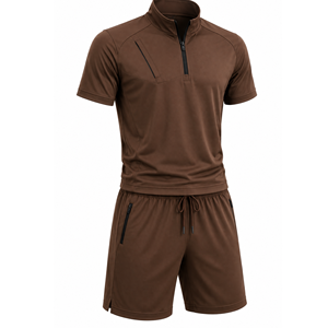 Grace Collection Men's Yellow Solid Hooded Short Sleeve Top Drawstring Shorts <b>Set</b> Winter Streetwear Sporty Style Quick Dry - Product Image 3