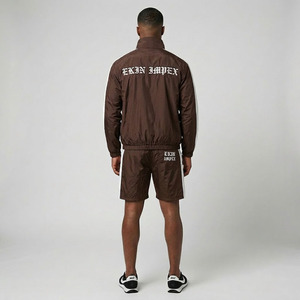 Unisex Premium Branded <b>Summer</b> Track Suit Set Windbreaker <b>Jacket</b> Gym Shorts Embroidered Logo Streetwear Sportswear - Product Image 4