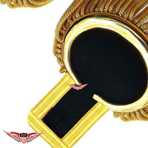KEW - Elegantes Epaulettes de Tela Trenzada Ecológica de Lujo, Bordados, Estilo Vintage, para Prendas de Ceremonia - Product Image 2