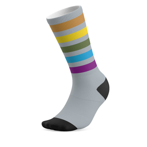Chaussettes montantes personnalisées de haute qualité pour hommes en Spandex/Polyester, avec doublure en coton respirant et écologique, pour le basketball et les sports (taille adulte) - Product Image 6