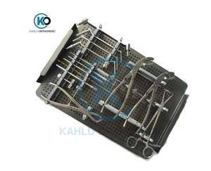 Ensemble d'instruments chirurgicaux orthopédiques pour arthroscopie de l'épaule KAHLU ORTHOPEDIC, 18 pièces, en acier inoxydable, manuel, durable, certifié CE - Product Image 6