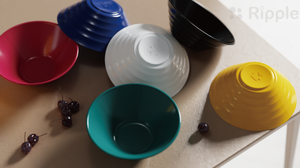 Tazón de ramen de plástico modificado PGT no tóxico, hecho en Taiwán - Product Image 2