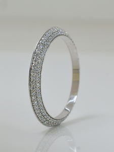 อะไหล่ขอบนาฬิกาสแตนเลสสตีลแบบเพชร RAMDUT IMPEX รุ่น Iced Diamond หรูหรา ประดับคริสตัล สามารถปรับแต่งได้ นาฬิกาข้อมือสไตล์ฮิปฮอป - Product Image 5