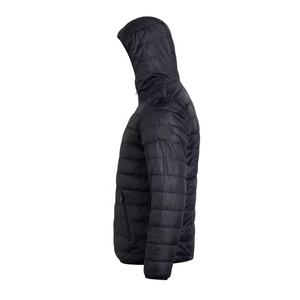 High Quality Custom Made <b>Men's</b> <b>Winter</b> Puffer Jacket Breathable Outerwear with Hood and Zipper Closure Windproof Padded <b>Coats</b> - Product Image 3
