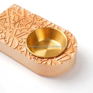 Quemador de Incienso de Madera de Lujo, Mubkhar Árabe Hecho a Mano para Fragancia del Hogar, Decoraciones de Ramadán y Eid, Regalo Sofisticado - Product Image 5