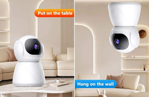 Includes intercom function HD Smart Security <b>Camera</b> 1080P 8MP WiFi <b>Night</b> <b>Vision</b> Cloud Storage Support Wide Angle 360 Degree - Product Image 2