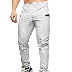 Pantalones Deportivos para Hombre al por Mayor OEM, Personalizados, 2026, 100% Algodón, Gris Jaspeado, Secado Rápido, Transpirables, Cómodos, Cintura Media - Product Image 1