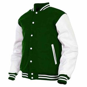 Chaquetas de invierno personalizadas al por mayor para hombre: Chaquetas de béisbol, bomber, varsity, de cuero y de lona con letras. - Product Image 4
