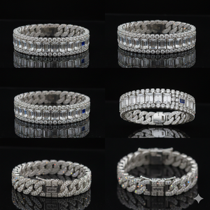 Anillo de Eternidad Minimalista y Elegante para Hombre con Moissanita y Baño de Oro/Plata para Uso Diario y Joyería de Boda - Product Image 6