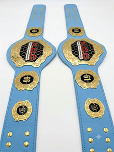 Ceinture de championnat personnalisée du Japon - Ceinture de championnat sportive en métal et cuir véritable, fabriquée sur mesure pour la boxe - Product Image 1