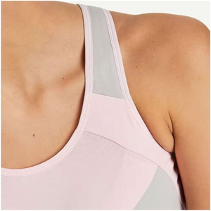 Women Yoga Sports Bra Scoop <b>Neck</b> Racerback Color Blocking Breathable Medium Support With Removable Chest <b>Pad</b> Sports Bra - Product Image 4