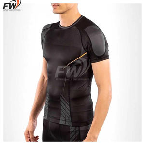 Rash Guard de la Mejor Calidad al por Mayor, Rash Guard Personalizado de Manga Larga, Elástico, de Secado Rápido para Fitness - Product Image 1