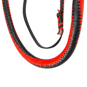 Látigo de equitación hecho a medida, ligero, con mango de agarre suave, látigo de cuero de vaca para caza, tipo Belly & Bolster. - Product Image 5