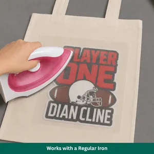 Pegatinas de Transferencia DTF Personalizadas para Telas, Impresión a Todo Color, Resistentes al Calor, Lavables, Impermeables, Transferencias de Logotipos - Product Image 1