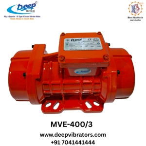 มอเตอร์สั่นสะเทือนอุตสาหกรรม MVE 400/3 สามเฟส 3000 รอบต่อนาที IP66 กันน้ำ แรงเหวี่ยง 4000N อุปกรณ์ขับเคลื่อนไฟฟ้าสีแดง - Product Image 5