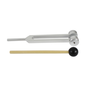 Diapasons de diagnostic nerveux médical de haute qualité, instruments de sonothérapie 128HZ 256HZ, diapasons ORL en alliage d'aluminium noir et argenté - Product Image 5