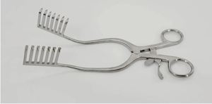 Retractor Cerebelar Miskimon de 7 1/2 pulgadas 7x7, Juego de Instrumentos Quirúrgicos Manuales Afilados para Cirugía General - Product Image 6