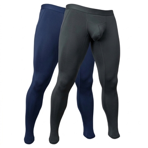 Custom <b>Men's</b> <b>Compression</b> <b>Leggings</b> With Pocket Quick Dry Running Gym Fitness Tights Manufacturer - Product Image 3
