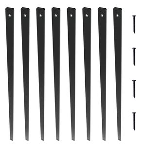 Balustres en alliage d'aluminium pour escalier, 29,5 pieds x 1 pied, lot de 51, poteaux décoratifs plats pour balustrade, vis pour balustres de terrasse extérieurs - Product Image 1