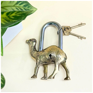 European Styles Brass Jesus Christ <b>Padlock</b> Heavy Duty Premium Security Lock Outdoor Indoor Door Gate Locker Storage Anti Theft - Product Image 4