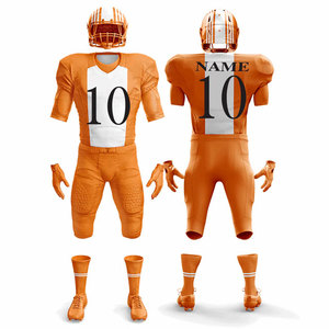 Tenues de sport personnalisées, uniformes d'entraînement de haute qualité, uniformes de football américain, kits de football, vente en gros, uniformes d'été athlétiques très demandés - Product Image 4