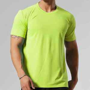 Vêtements de sport respirants et à séchage rapide, écologiques, hautement élastiques, t-shirts à manches longues pour hommes, polyester/coton, couleurs personnalisées - Product Image 3