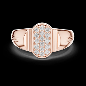 ZAWO HOUSE Luxury Diamond Moissanite Freshwater Pearl Heart Hip Hop Rose Gold Plated <b>Men</b> Women Gold Prong Setting Jewelry - Product Image 5