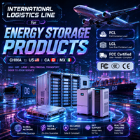 Transitaire pour batteries de stockage d'énergie aux États-Unis, expédition de Chine vers les États-Unis par fret aérien et maritime