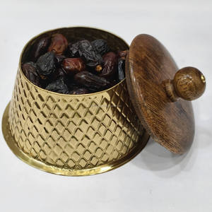 Tazón de fruta seca de latón de forma redonda para restaurante, cuenco de fechas de Metal de tamaño mediano más vendido en India, Calidad exclusiva - Product Image 3
