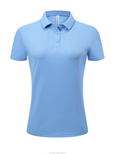 T-shirts personnalisés brodés pour femmes, 100 % coton tricoté, séchage rapide, respirant, pour équipes sportives et golf - Product Image 5