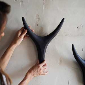 Trendy Handmade Wabi Sabi Ceramic Wall Hanging Earthy Custom Color For Living Area Bedroom & Office Home <b>Decor</b> Theme By UO - Product Image 1