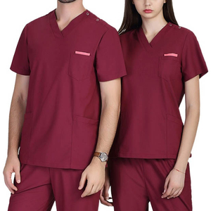 Tenues d'infirmière personnalisées, ensembles de blouses médicales, uniformes d'hôpital en toile à séchage rapide - Product Image 4