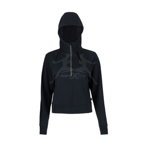 Sweat à capuche léger à demi-zip avec une construction respirante et une silhouette décontractée, sweat à capuche classique décontracté à demi-zip - Product Image 4