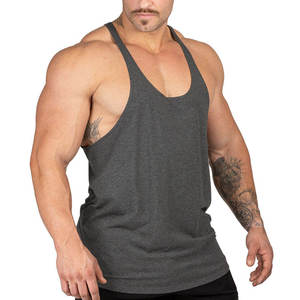 Deep Cut <b>Stringer</b> Gym Tank For Men Lightweight Bodybuilding <b>Vest</b> Breathable Training Fitness Workout Activewear Apparel - Product Image 5