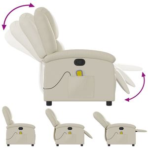เก้าอี้นวดปรับเอนสีครีม - Product Image 5