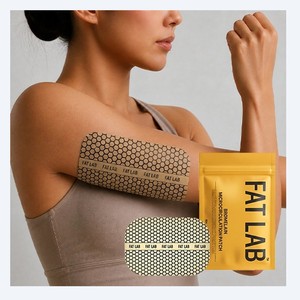 Productos de cuidado corporal para hombres, K-Beauty coreano, Fat Lab, parche de circulación con bromelina, 8 hojas, 4 piezas, hecho en Corea. - Product Image 4