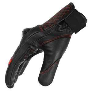 Motorcycle Motorbike Racing <b>Gloves</b> Winter Cycling Customized Logo Genuine Leather Full Finger Protection Waterproof <b>Touch</b> <b>Screen</b> - Product Image 2