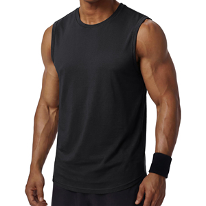 Camiseta Deportiva Personalizada con Logotipo y Talla para Hombre, Chaleco de Gimnasio de Secado Rápido, Ligero, Transpirable, para Ejercicio y Running, Sin Mangas - Product Image 1
