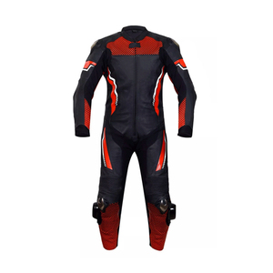 Traje de Motocicleta de Cuero Vacuno Genuino de Alta Gama para Hombre y Mujer, Diseño Personalizado de Una o Dos Piezas, Gran Venta - Product Image 1