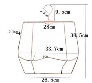 Porte-maillots de bain et bikinis pour femmes, en acier moderne, anti-rouille, avec logo personnalisé gravé au laser, pour présentoir de magasin - Product Image 4