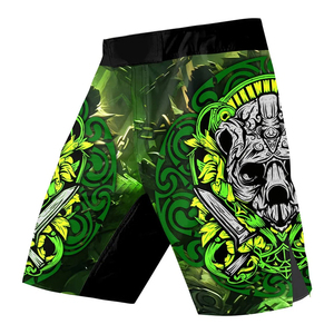 ผู้จัดจำหน่ายชุดกีฬาขายส่ง ออกแบบกางเกงชกมวย MMA แบบยืดได้ตามเทรนด์ รับผลิตตามสั่ง กางเกงกราปลิงพิมพ์ลาย ชุดยูนิฟอร์ม BJJ - Product Image 2