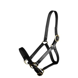 Cabestro para Caballo de Cuero de Doble Capa Grueso y Duradero con Costuras y Herrajes Ajustables de Níquel o Latón - Product Image 6