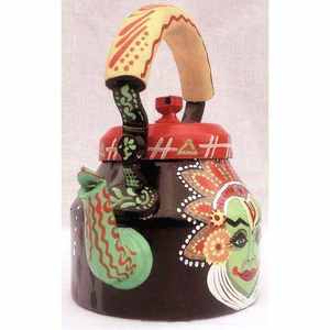 Bouilloire à thé en cuivre gravée motif floral, pot à café et à eau fait main, théière pour cuisine, restaurant, usage domestique et options cadeaux - Product Image 2