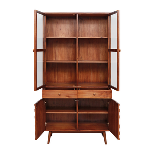 Commode de chevet moderne en bois empilable et pliable OEM, armoire de rangement pour chambre à coucher, salle de bain, cuisine, garage - Product Image 4