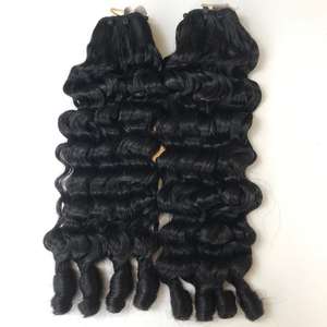 Proveedores de cabello ondulado natural virgen sin procesar Extensiones de cabello humano alto alineado con cutícula de cabello rizado birmano vietnamita crudo - Product Image 3