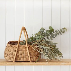 Eco Friendly Rattan Picnic <b>Basket</b> <b>Hamper</b> Natural <b>Wicker</b> Camping <b>Baskets</b> New Collection for Kids and Adults - Product Image 5